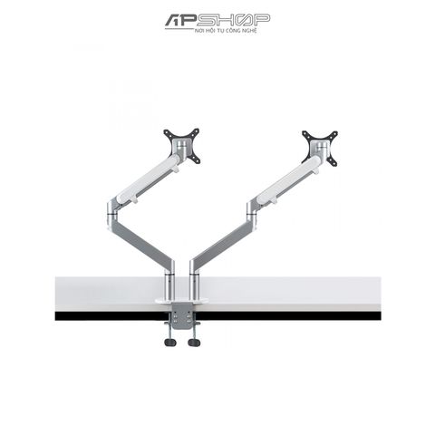 Giá treo màn hình OZ-2 hỗ trợ 2 màn hình lên đến 27 " Vesa 75mm / 100mm