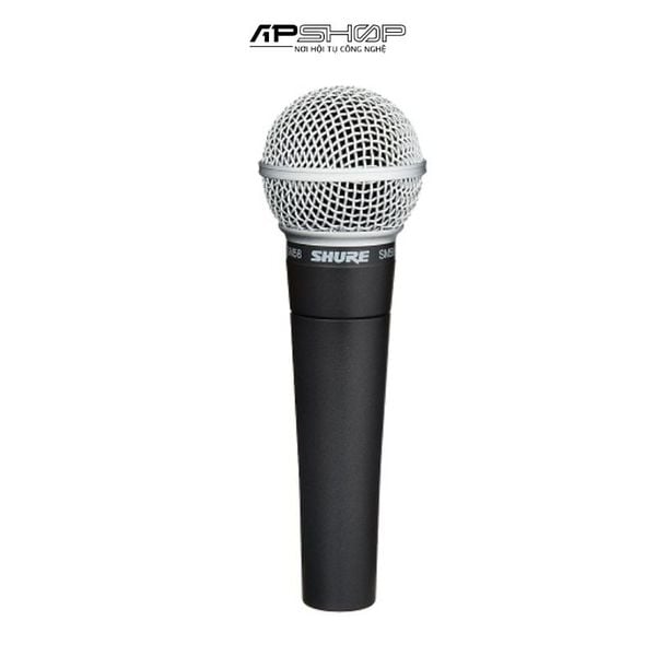 Micro thu âm nhạc cụ dynamic cardioid Shure SM58 màu xám đen, 3 pin