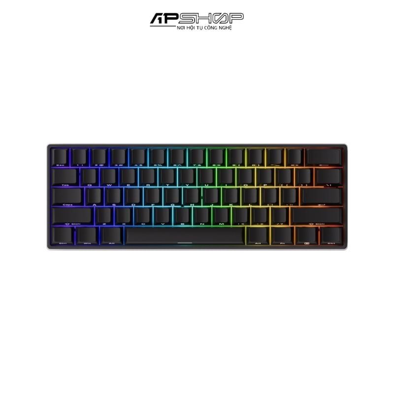 Bàn phím cơ MonsGeek FUN60 Pro SP Black Glare Magnetic Switches Tri-Mode