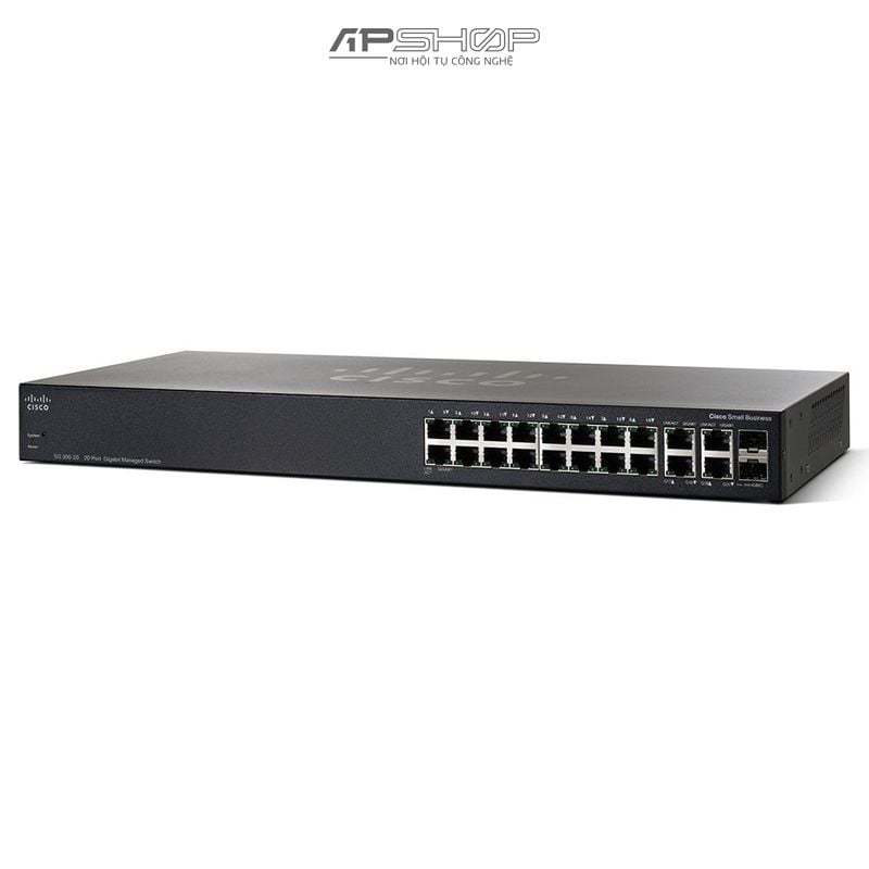 Switch Cisco 20Port Gigabit Managed Switch SG350-20-K9 - Hàng chính hãng