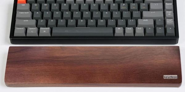 Kê tay bàn phím Keychron K6 Walnut Wood Palm Rest