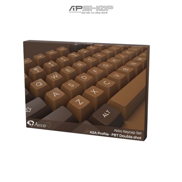 Keycap AKKO Chocolate PBT Double-Shot ASA profile | Chính hãng