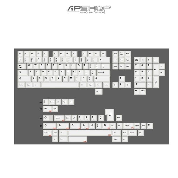 Keycap Geekark BoW | Profile Cherry | PBT Dyesub | Nút bàn phím cơ | APS