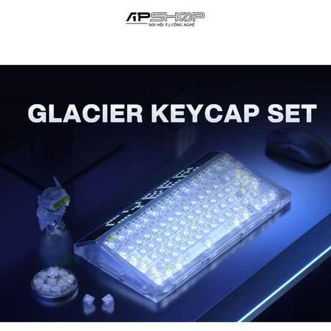 Keycaps Angry Miao Glacier Keycaps White | Profile Cherry