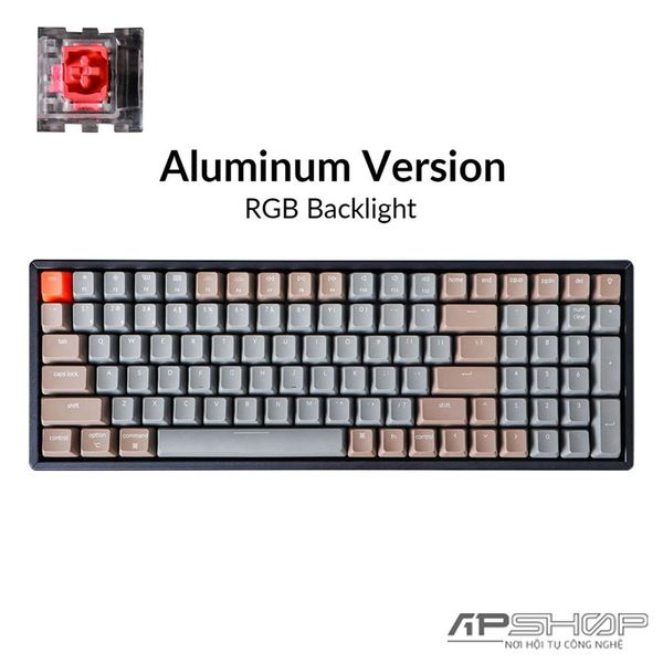 Bàn phím Keychron K4 nhôm led RGB