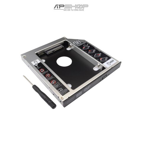 Khay gắn Caddy Bay dày 12.7mm chuẩn SATA 3