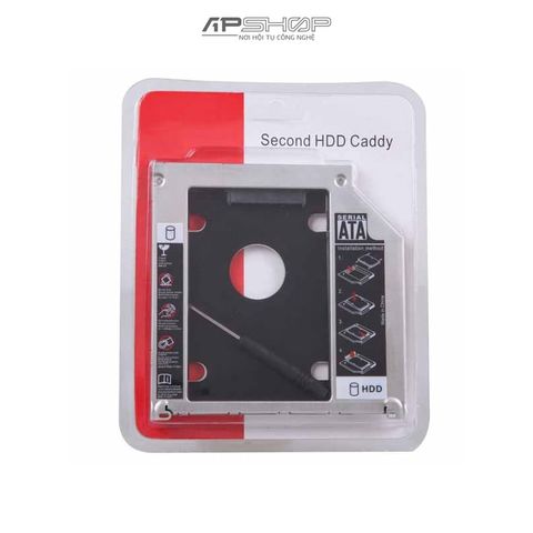 Khay gắn Caddy Bay dày 9.5mm chuẩn SATA 3