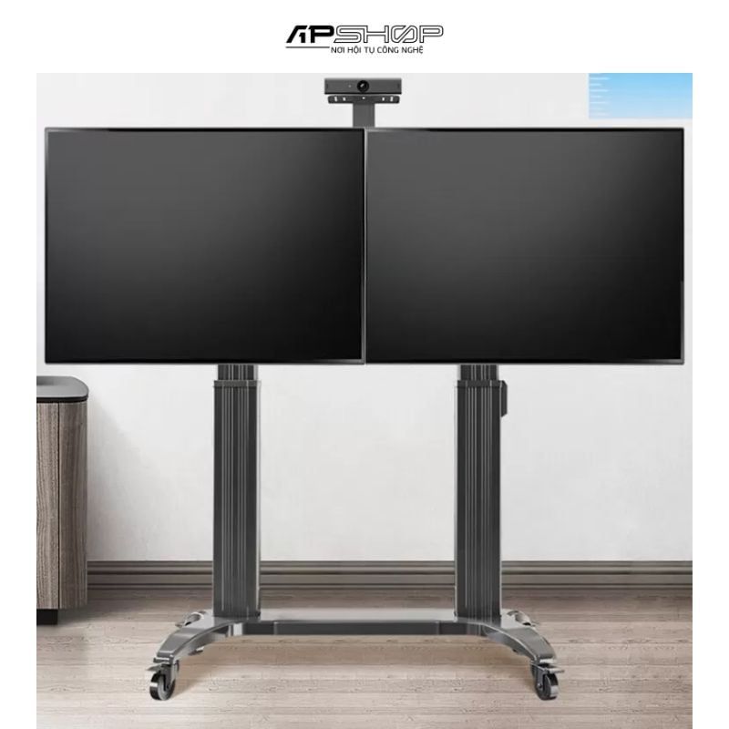 Khung treo di động cho 2 tivi NB T75-2A (55-75)