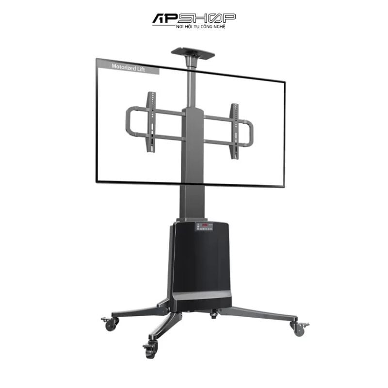 Khung treo tivi di động Remote NB TW85 (55-85) Trắng - Đen