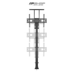 Khung treo tivi nâng hạ bằng động cơ Brateck LP66E-46ML (37-80