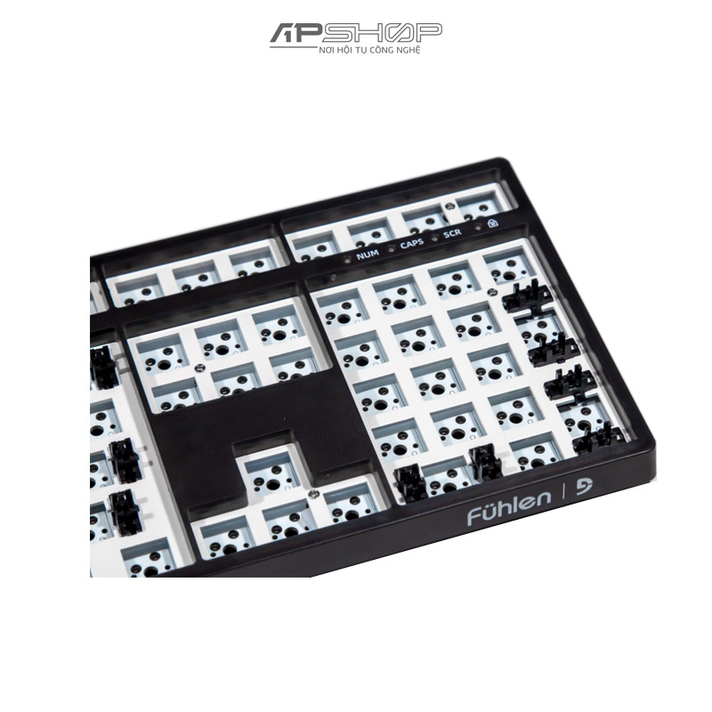 Kit Bàn phím Fuhlen H108S Gasket Mount 3 Modes Hotswap RGB | Chính hãng