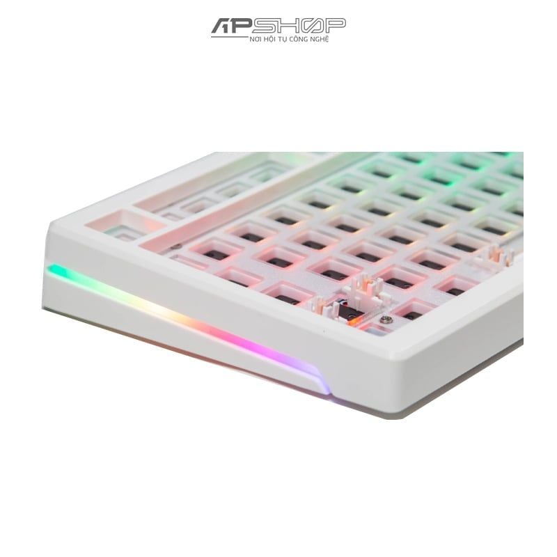 Kit Bàn phím Fuhlen H75S Gasket Mount 3 Modes Hotswap RGB | Chính hãng