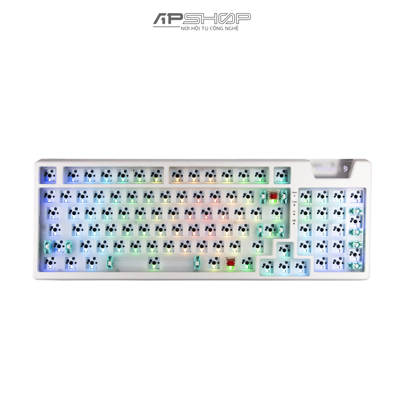 Kit Bàn phím Fuhlen H95S Gasket Mount 3 Modes Hotswap RGB | Chính hãng