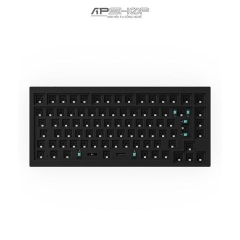 Kit Bàn phím Keychron Q1 Barebone Carbon Black Không Knob V2 | Chính hãng