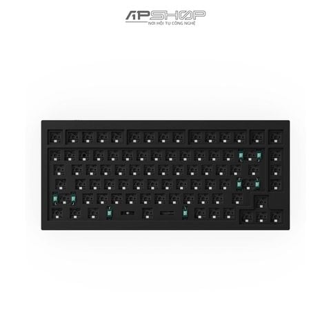 Kit Bàn phím Keychron Q1 Barebone Carbon Black Không Knob V2 | Chính hãng