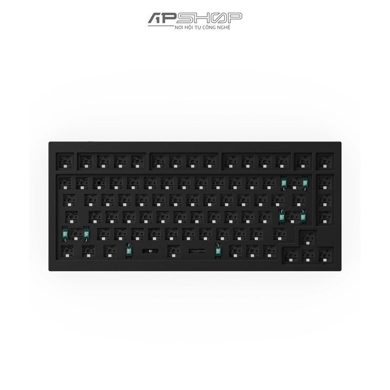 Kit Bàn phím Keychron Q1 Barebone Carbon Black Không Knob V2 | Chính hãng