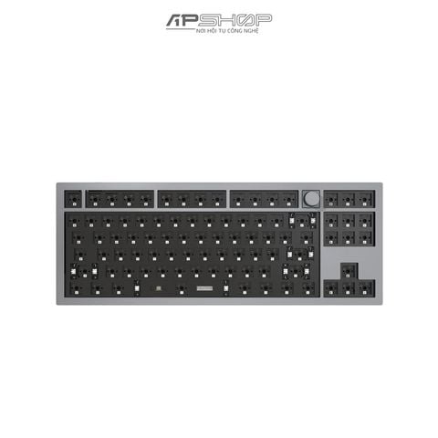 Kit Bàn phím Keychron Q3 Barebone Silver Grey Có Knob | Chính hãng