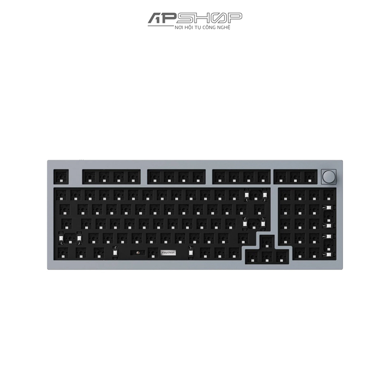 Kit Bàn phím Keychron Q5 Barebone Silver Grey Có Knob | Chính hãng