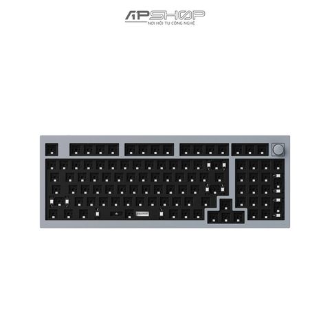 Kit Bàn phím Keychron Q5 Barebone Silver Grey Có Knob | Chính hãng