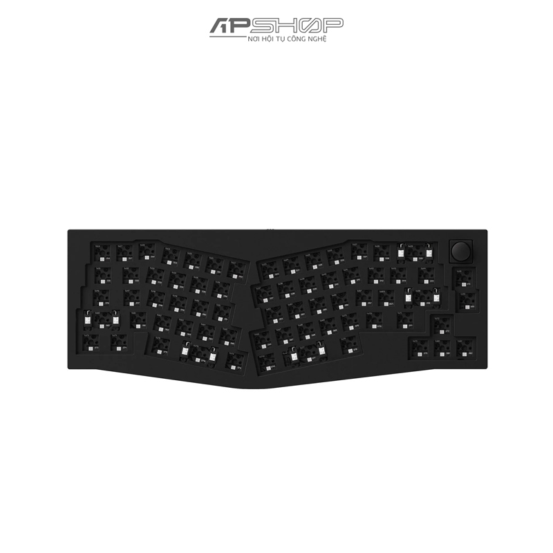 Kit Bàn phím Keychron Q8 Barebone Carbon Black Có Knob | Chính hãng