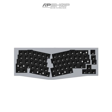 Kit Bàn phím Keychron Q8 Barebone Silver Grey Không Knob | Chính hãng