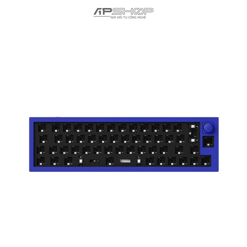 Kit Bàn phím Keychron Q9 Barebone Navy Blue Có Knob | Chính hãng