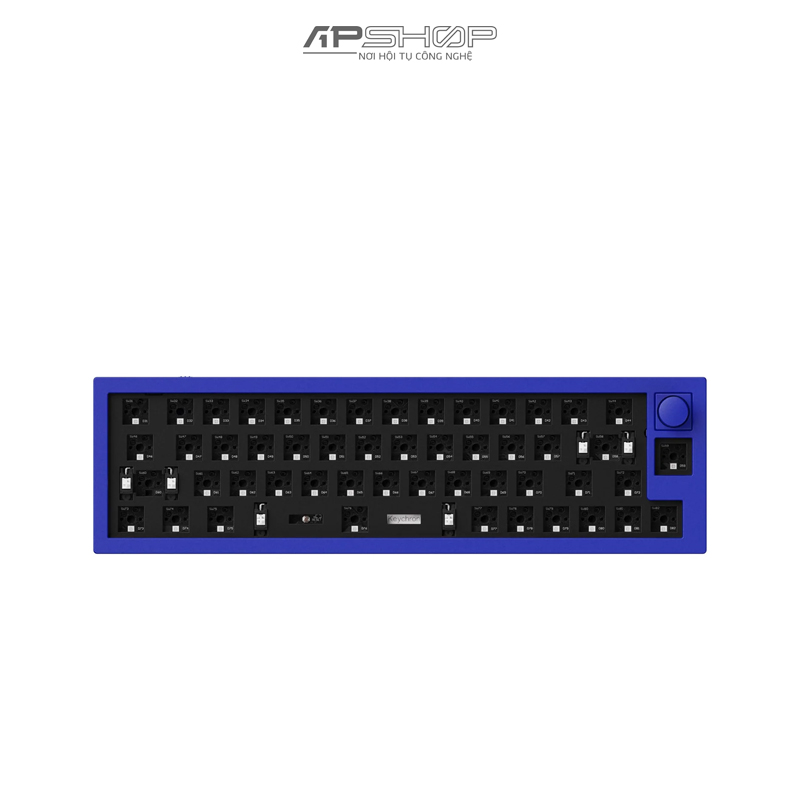 Kit Bàn phím Keychron Q9 Barebone Navy Blue Có Knob | Chính hãng