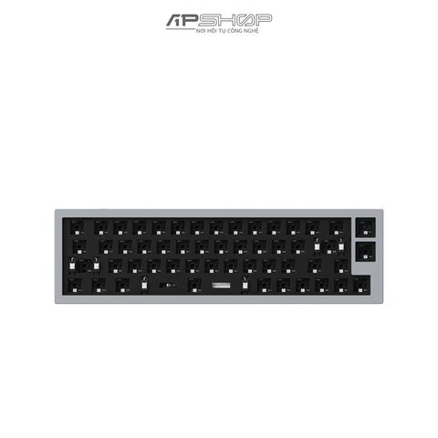 Kit Bàn phím Keychron Q9 Barebone Silver Grey Có Knob | Chính hãng