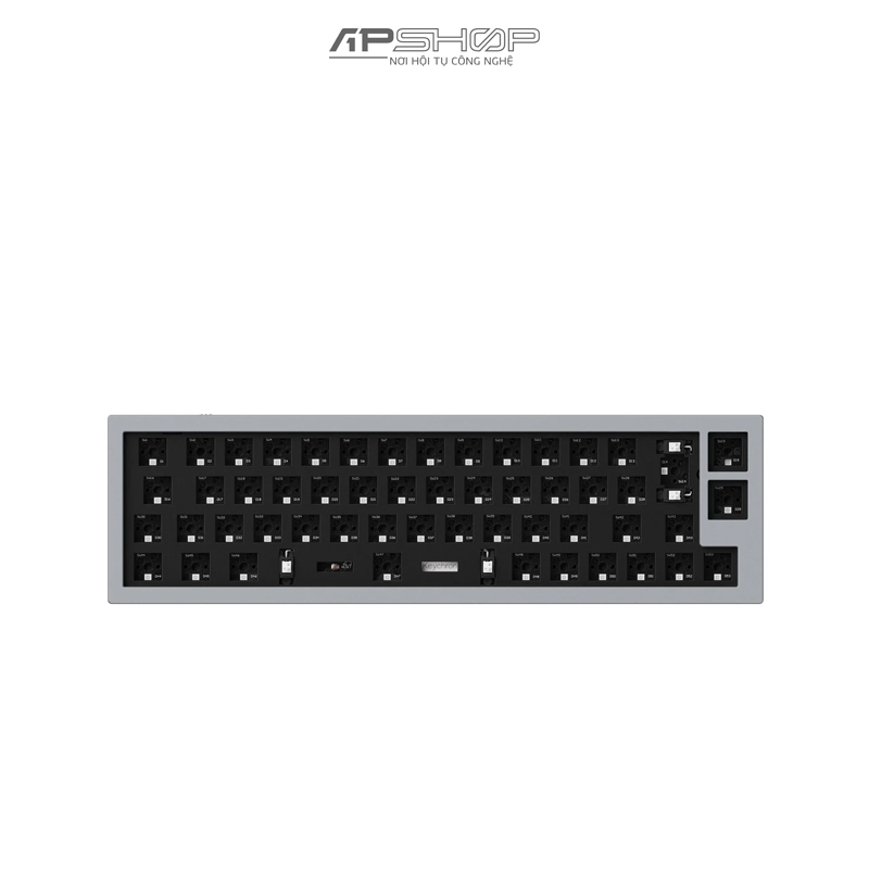Kit Bàn phím Keychron Q9 Barebone Silver Grey Không Knob | Chính hãng