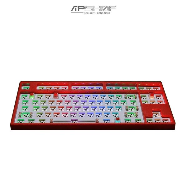 Kit Bàn phím Keycool KC87 DIY KIT RGB 3 Modes Bluetooth / Wireless Hotswap | Chính hãng