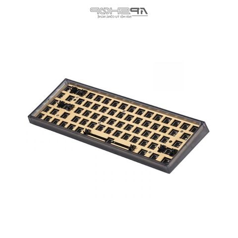 Kit Bàn phím Keydous NJ68 Max AP Smoke Case Brass Plate 3 Mode Bluetooth + Wireless | Chính hãng