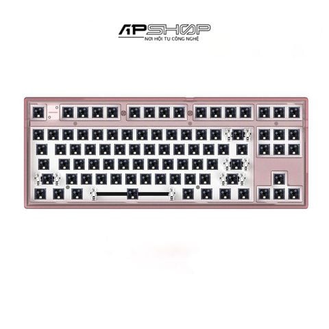 Kit Bàn phím FL Esport K210 MK870 Clear Pink Hotswap RGB  Chính hãng