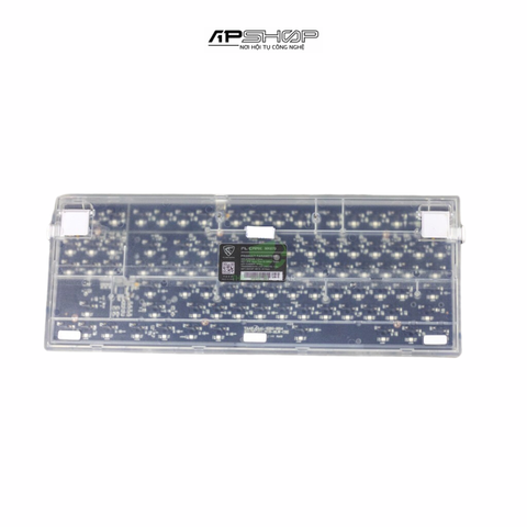 Kit Bàn phím FL Esport K210 MK870 3 Mode Transparent White Hotswap RGB | Chính hãng