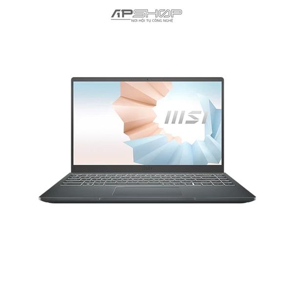 Laptop MSI Modern 14 B11MOU 848VN Gray Gen 11 i7 | Chính hãng