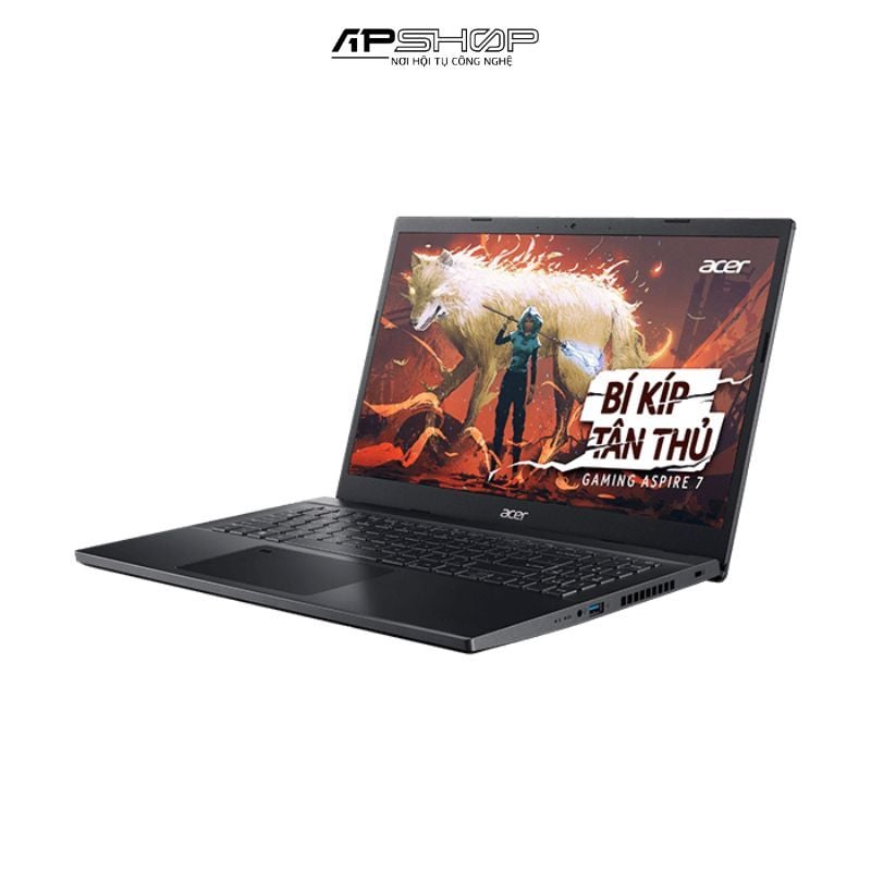 Laptop Acer Aspire 7 A715-76G-5806 | i5 12450H | RTX 3050 | 15.6 inch FHD, IPS, 144Hz | 16GB | 512GB SSD, Win 11 | Vỏ Nhôm