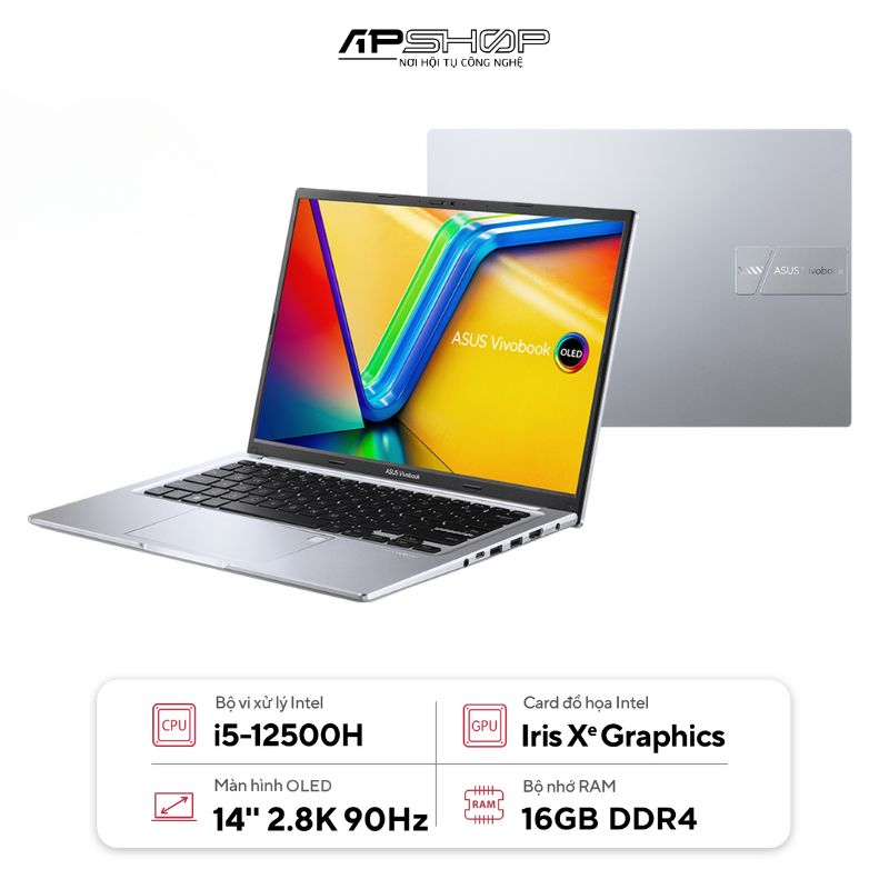 Laptop ASUS Vivobook 14 OLED A1405ZA-KM264W | Gen 12 Core i5