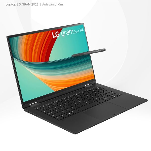 Laptop doanh nhân LG Gram 2023 14T90R | i5 | Ram 16GB | SSD 512GB | Win 11 Home Plus | Black | Chính hãng