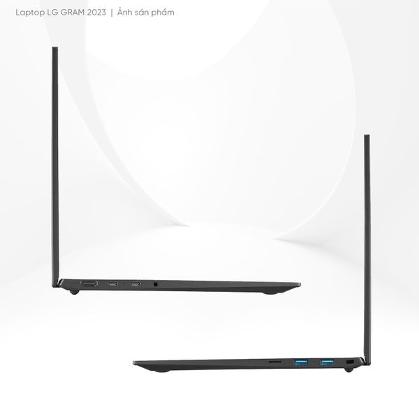 Laptop doanh nhân LG Gram 2023 14Z90R | i7 | Ram 16GB | SSD 512GB | Win 11 Home Plus | Black | Chính hãng