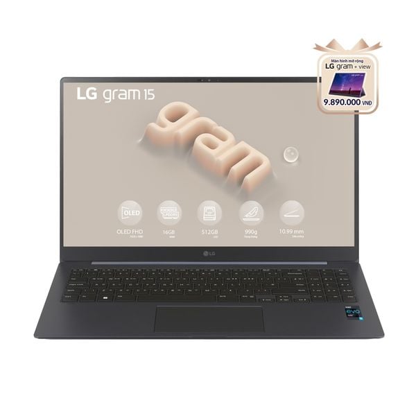 Laptop doanh nhân LG Gram 2023 15Z90RT | i5 | Ram 16GB | SSD 512GB | Win 11 Home Plus | Neptune Blue | Chính hãng