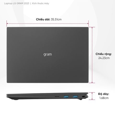 Laptop doanh nhân LG Gram 2023 16Z90RS