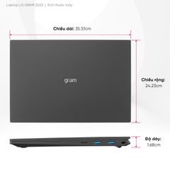 Laptop doanh nhân LG Gram 2023 16ZD90R | i5 | Ram 16GB | SSD 512GB | Non-OS | Black | Chính hãng