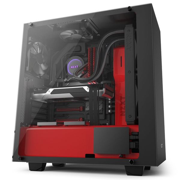 Case NZXT S340 Elite Black/Red