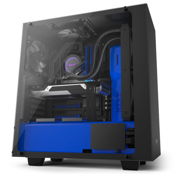 Case NZXT S340 Elite Black/Blue