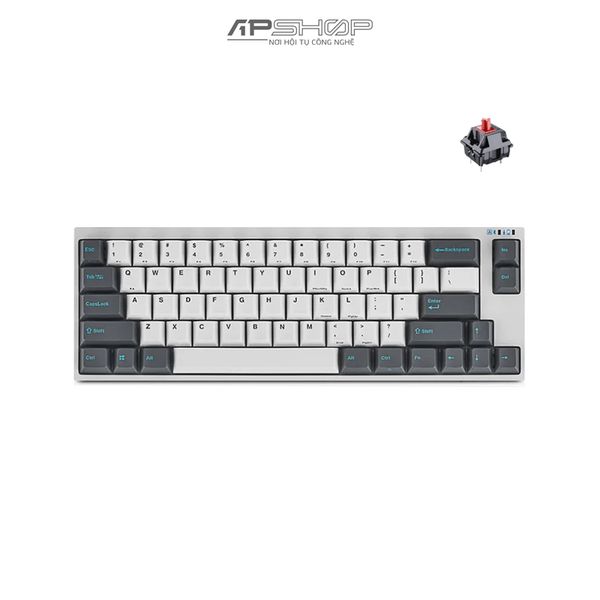 Leopold FC660MPD BT White / Darkgray - Bluetooth 5.1