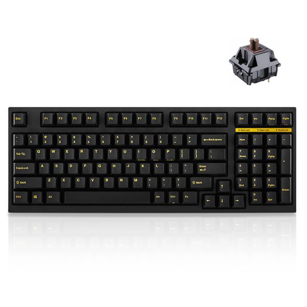 Leopold FC980M PD Dark Yellow Font