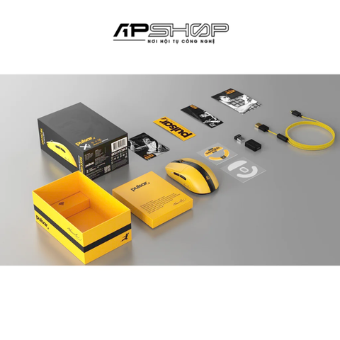 Chuột Pulsar X2 Mini Wireless Bruce Lee Edition  Lý Tiểu Long (Limited 3000pcs)  Chính hãng