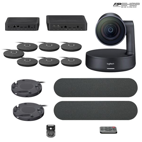 Thiết Bị Họp Trực Tuyến Logitech Rally System | Cho Phòng Họp Lớn