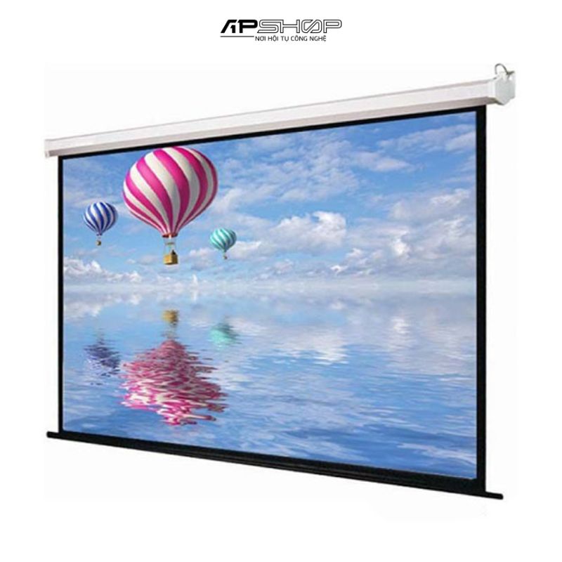 Màn chiếu treo tường Eco Screen 100 inch | Điểu khiển từ xa