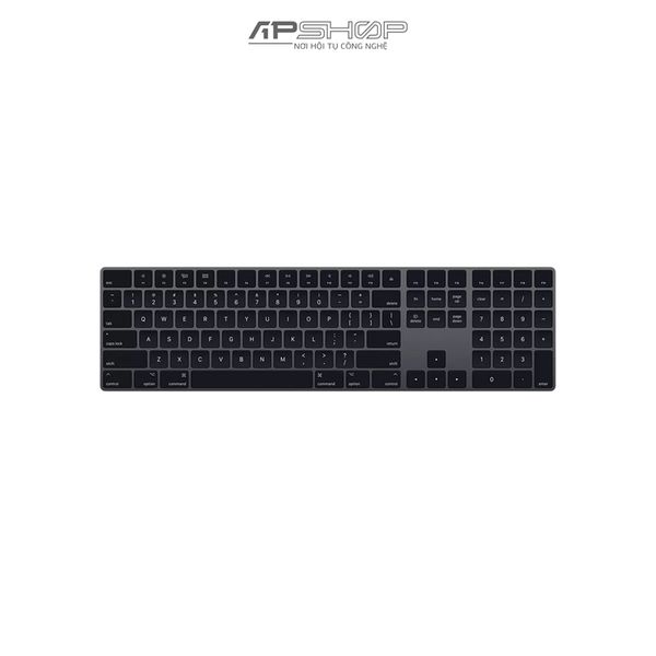 Bàn phím Magic Keyboard with Numeric Keypad Space Grey - Hàng chính hãng Apple