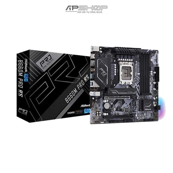 Mainboard Asrock B660M Pro RS/ax | Chính hãng